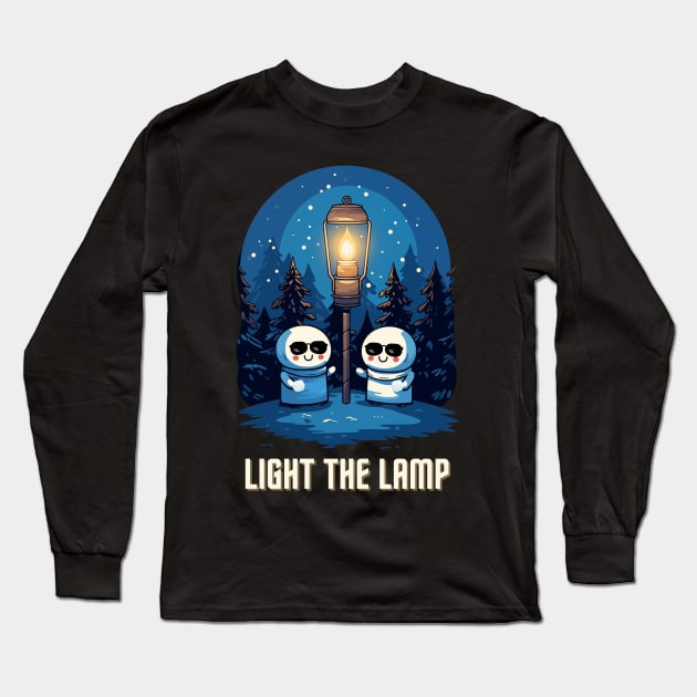 Light The Lamp Long Sleeve T-Shirt by FehuMarcinArt